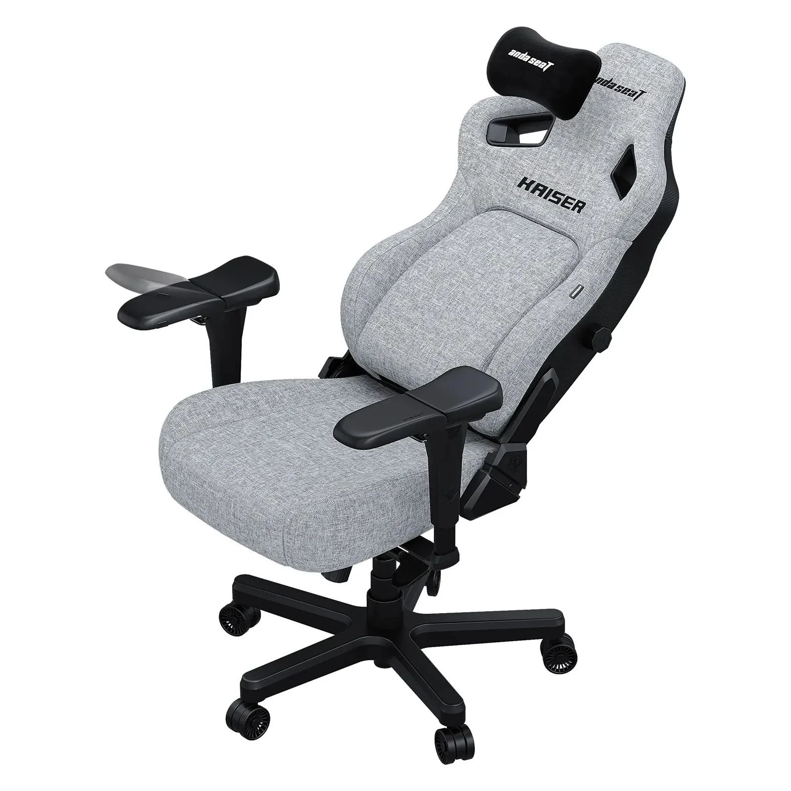 Anda Seat Kaiser 4 Fabric Size XL Grey (AD12YDDC-XLL-20-G-CF) (UA) Настройка подголовника есть