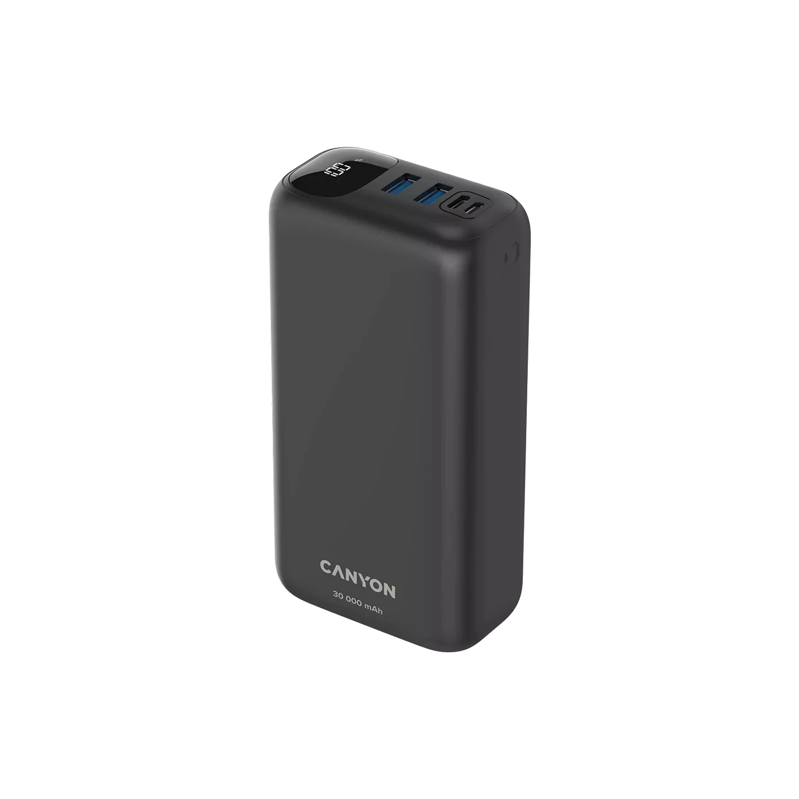 Canyon PB-301 30000mAh PD/20W, QC/3.0 (CNE-CPB301B) (UA) Источник заряда батареи сеть 220 В, USB