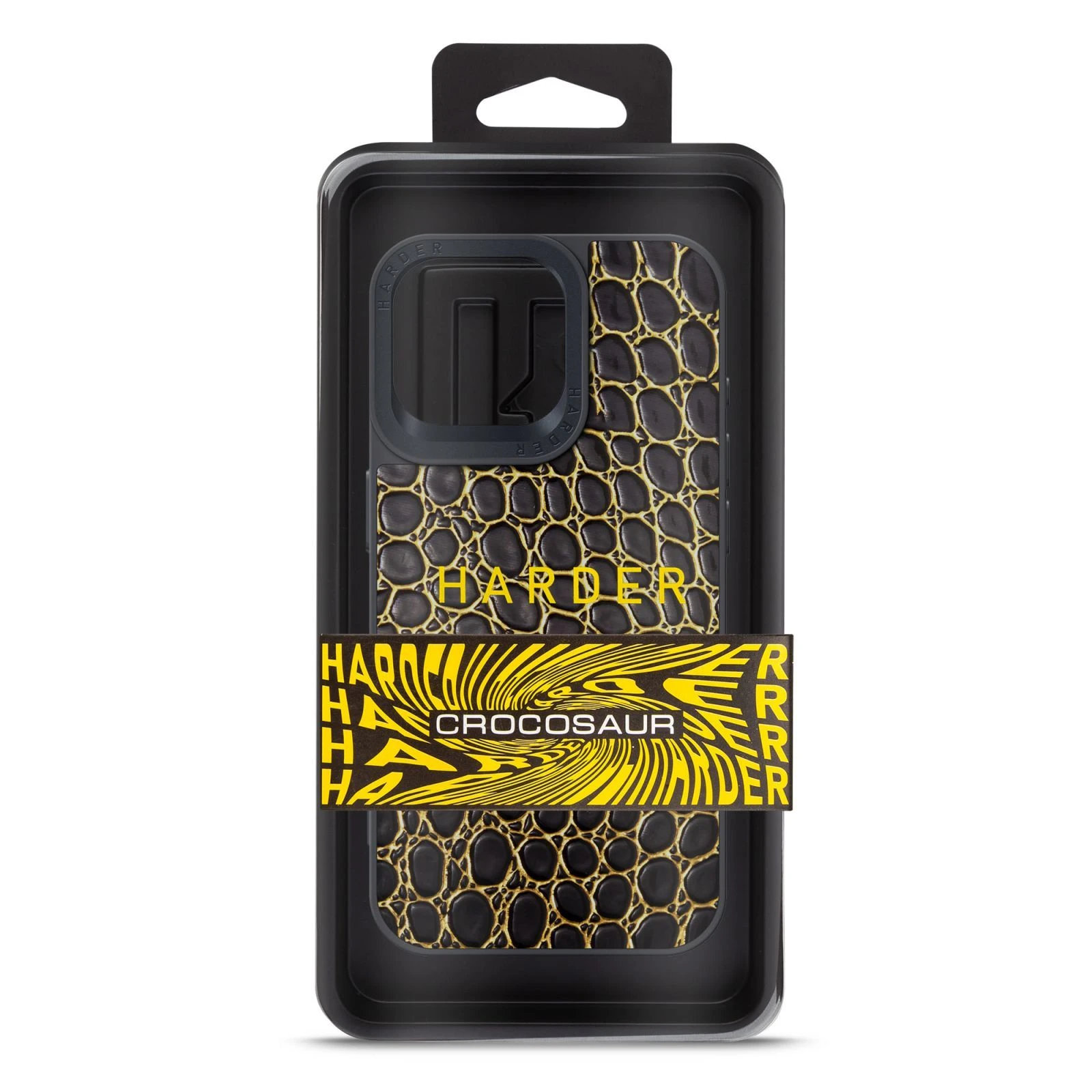 Чехол для мобильного телефона Harder Crocosaur Apple iPhone 15 Pro Max Black (ARM76707) (UA) Совместимость с брендом: Apple;