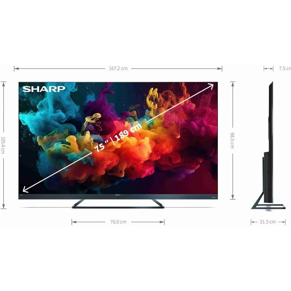 Sharp 4T-C65FQ5EM2AG Роздільна здатність, пікселі 3840x2160