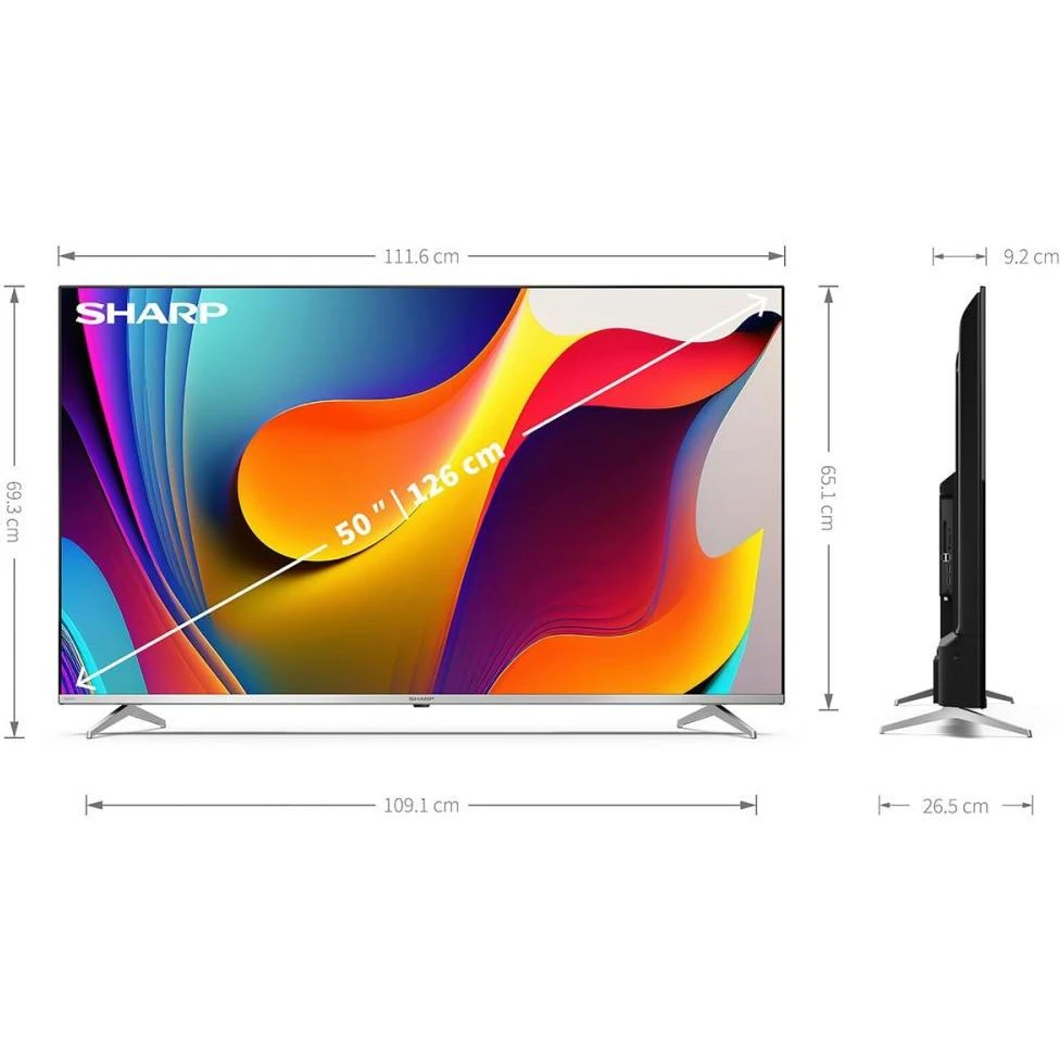 Sharp 50FP1EA (4T-C50FP1EL2AB) (UA) Бренд: Sharp; Параметри монітора;