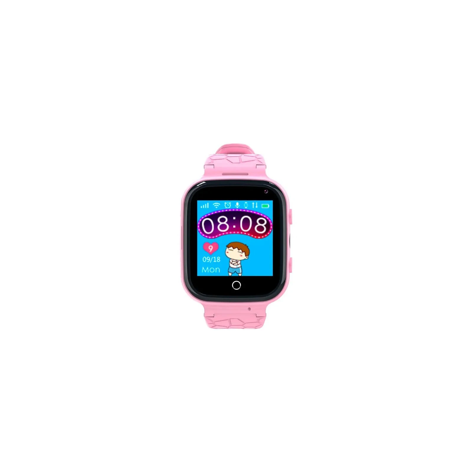 Смарт-годинник Gelius Pro GP-PK007 (Ocean) Pink Kids smart watch with GPS tracker (Pro GP-PK007 (Ocean) Pink) (UA) Тип: дитячі; Форма годинника: