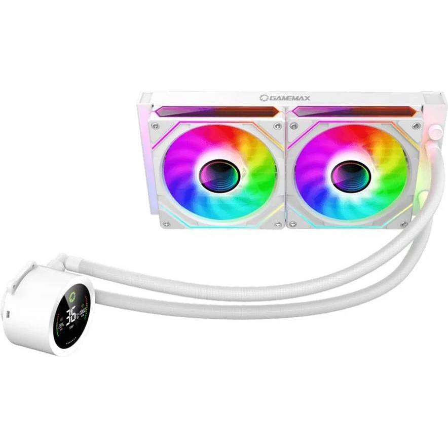 Водяне охолодження GameMax IceBurg 240 Digital WH (UA) Socket 1200, 115x є