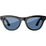 Смарт-очки Ray-Ban Meta Skyler Shiny Black / Transitions Cerulean Blue (RW4010 601/MF 52-20)