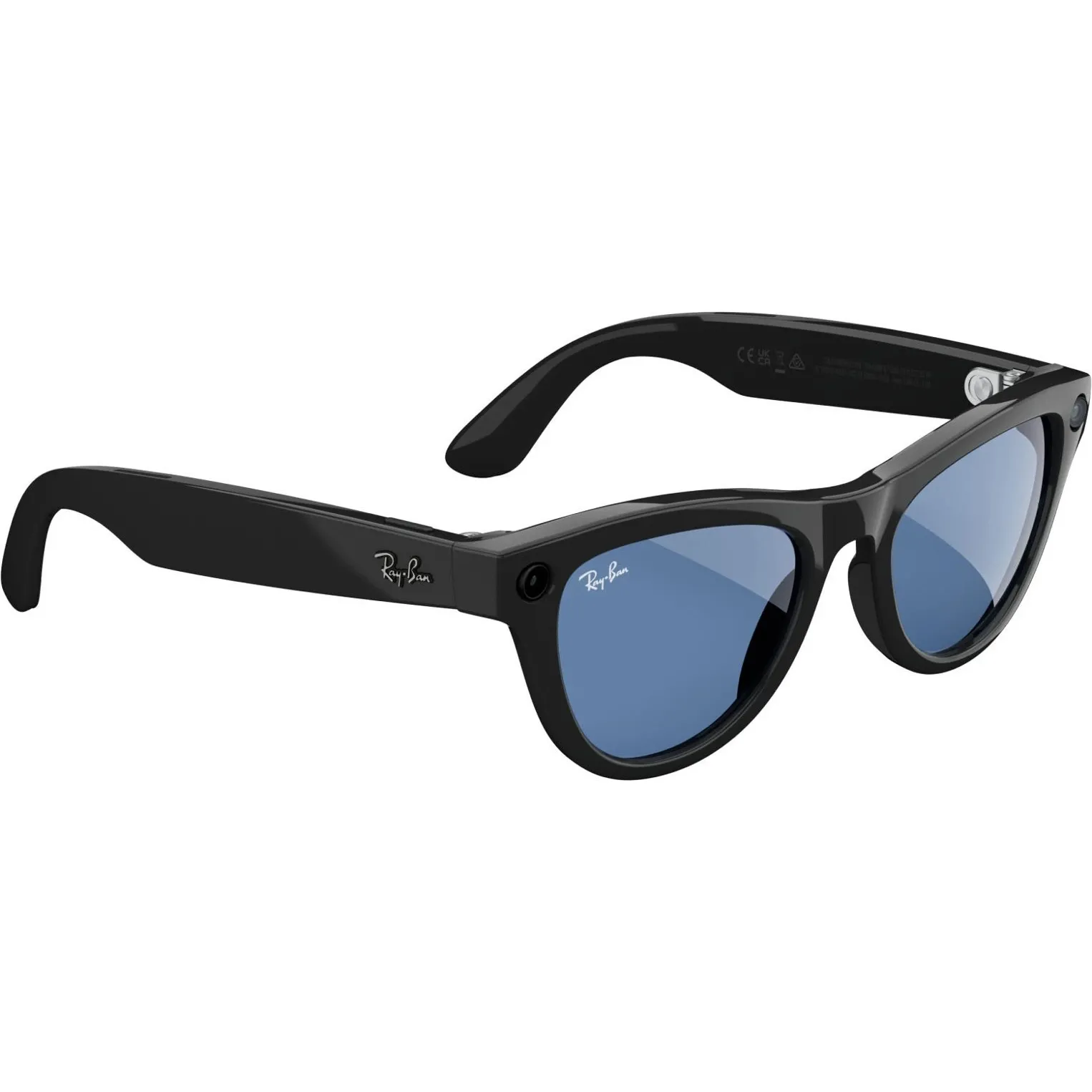 Смарт-очки Ray-Ban Meta Skyler Shiny Black / Transitions Cerulean Blue (RW4010 601/MF 52-20) Смарт-окуляри / Бездротові,