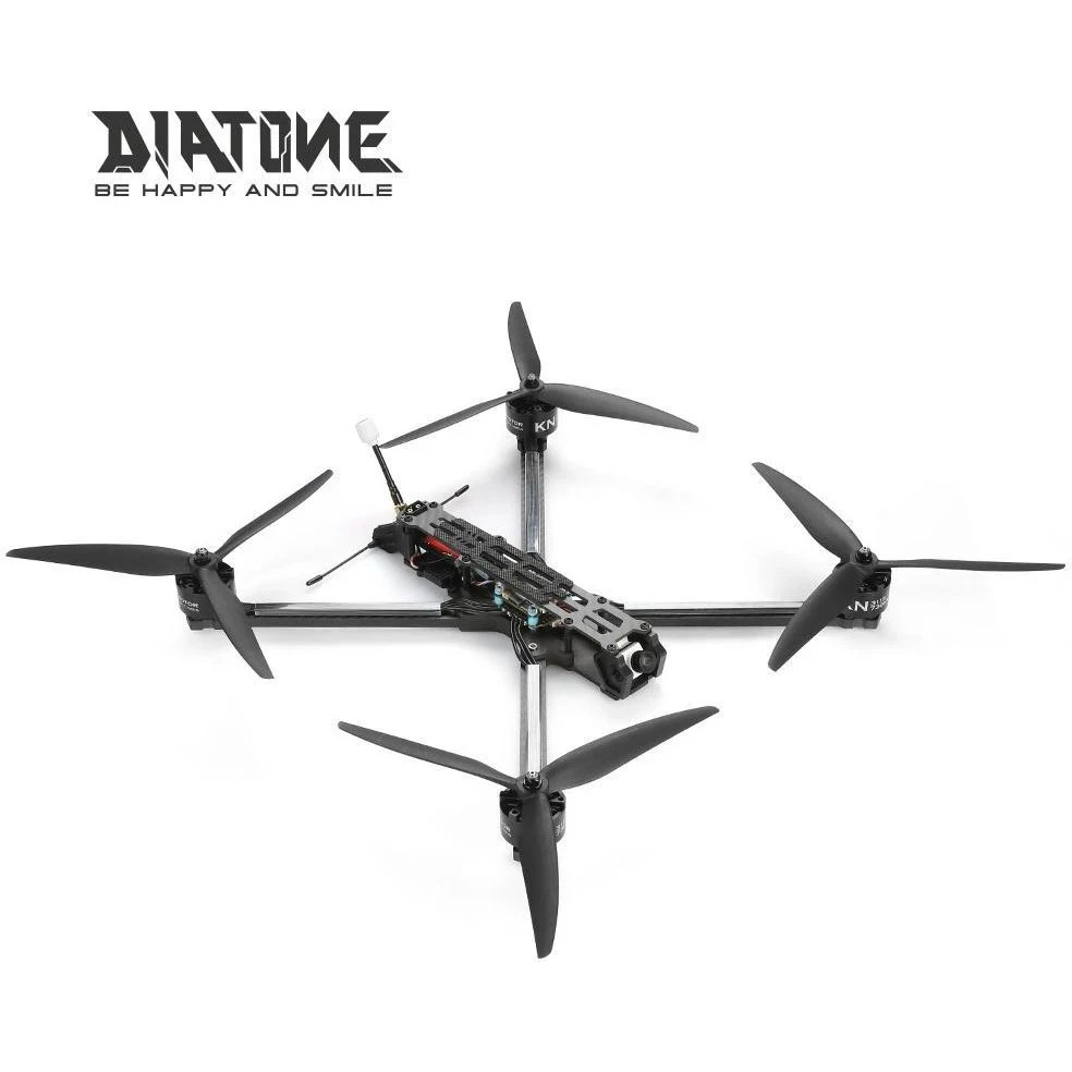 FPV дрон Diatone FPV Roma F10 6S PNP KN motors, ERLS 915, 5.8G 2.5W VTX, STACK F405 (JH61715) Бренд: Diatone; Розмір рами FPV дрону,