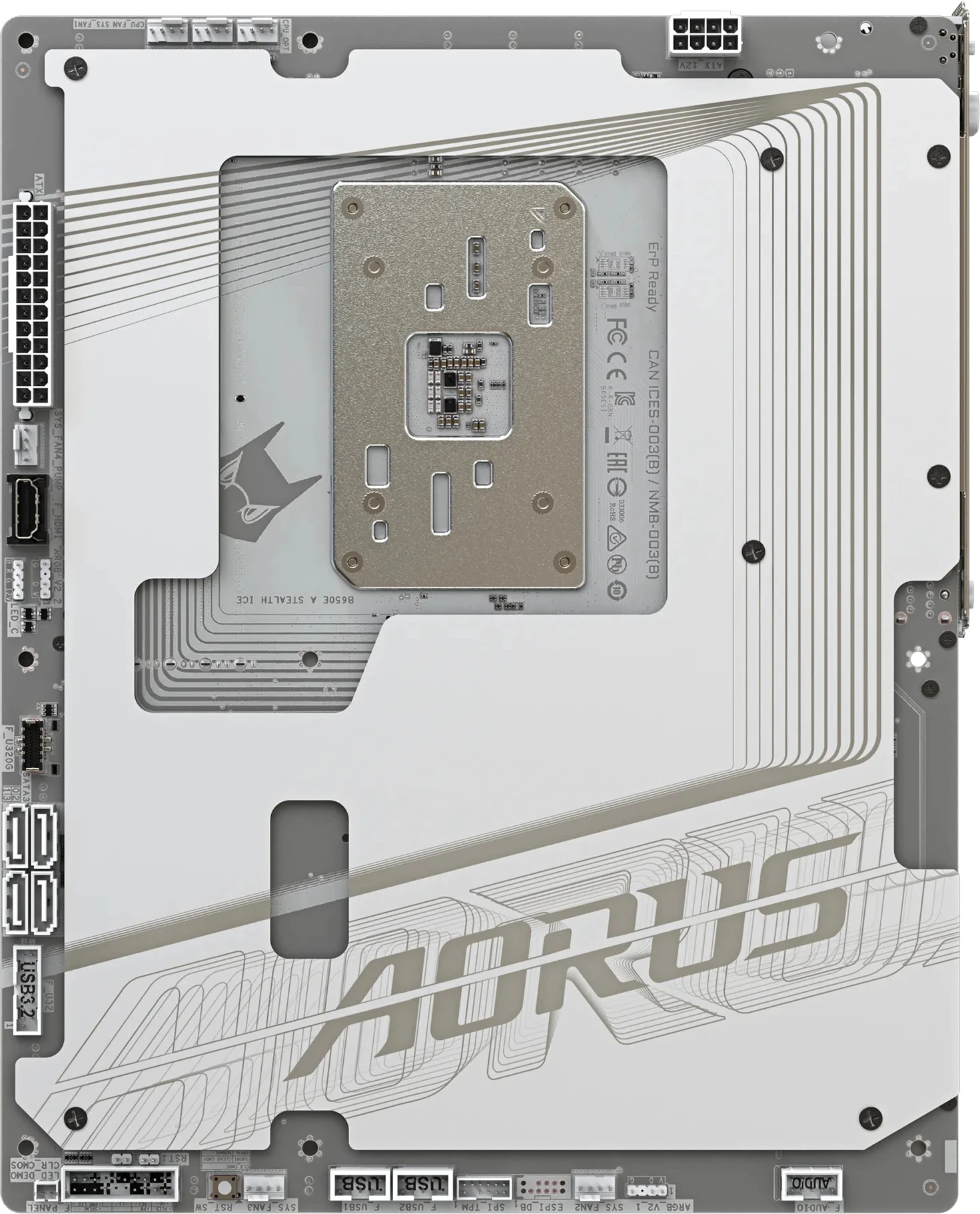 GIGABYTE B650E AORUS STEALTH ICE Бренд: GIGABYTE; Тип роз'єму CPU: Socket AM5;