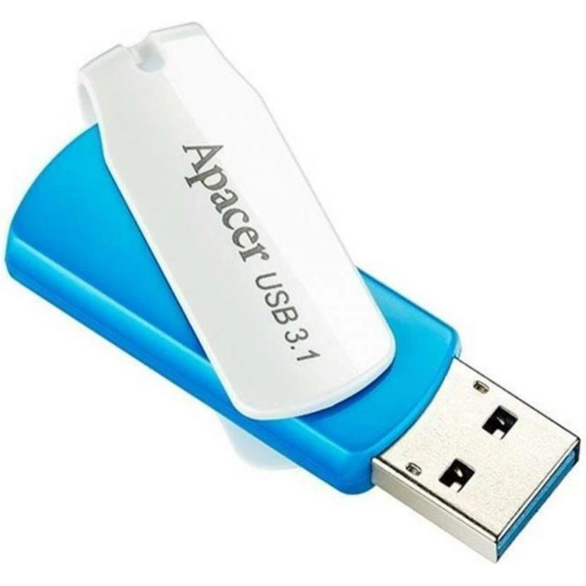 Apacer 128 GB AH357 USB3.2 Ocean Blue (AP128GAH357U-1) (UA) Бренд: Apacer; Интерфейс: USB 3.2 Gen. 1;
