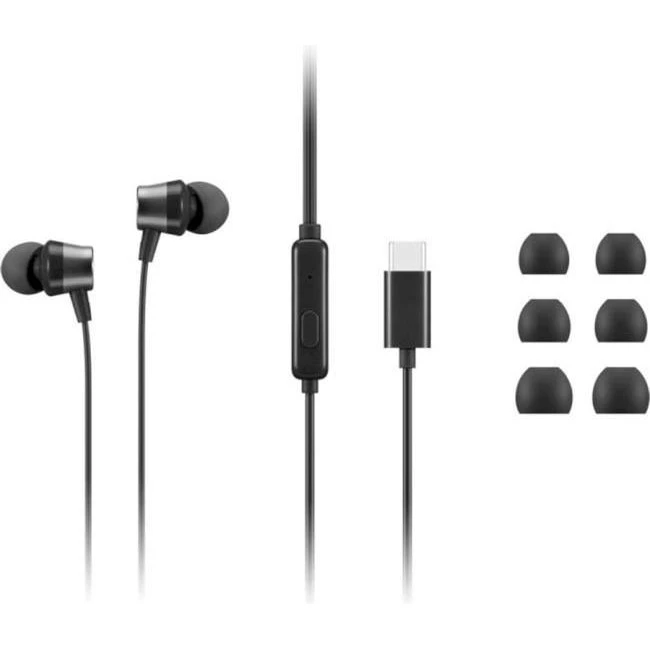 Наушники с микрофоном Lenovo USB-C Wired In-Ear Headphone (4XD1J77351) (UA) Бренд: Lenovo; Способ подключения: