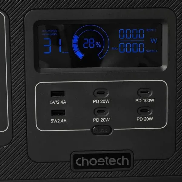 Choetech Portable Power Station 1200W (BS005) (US)
