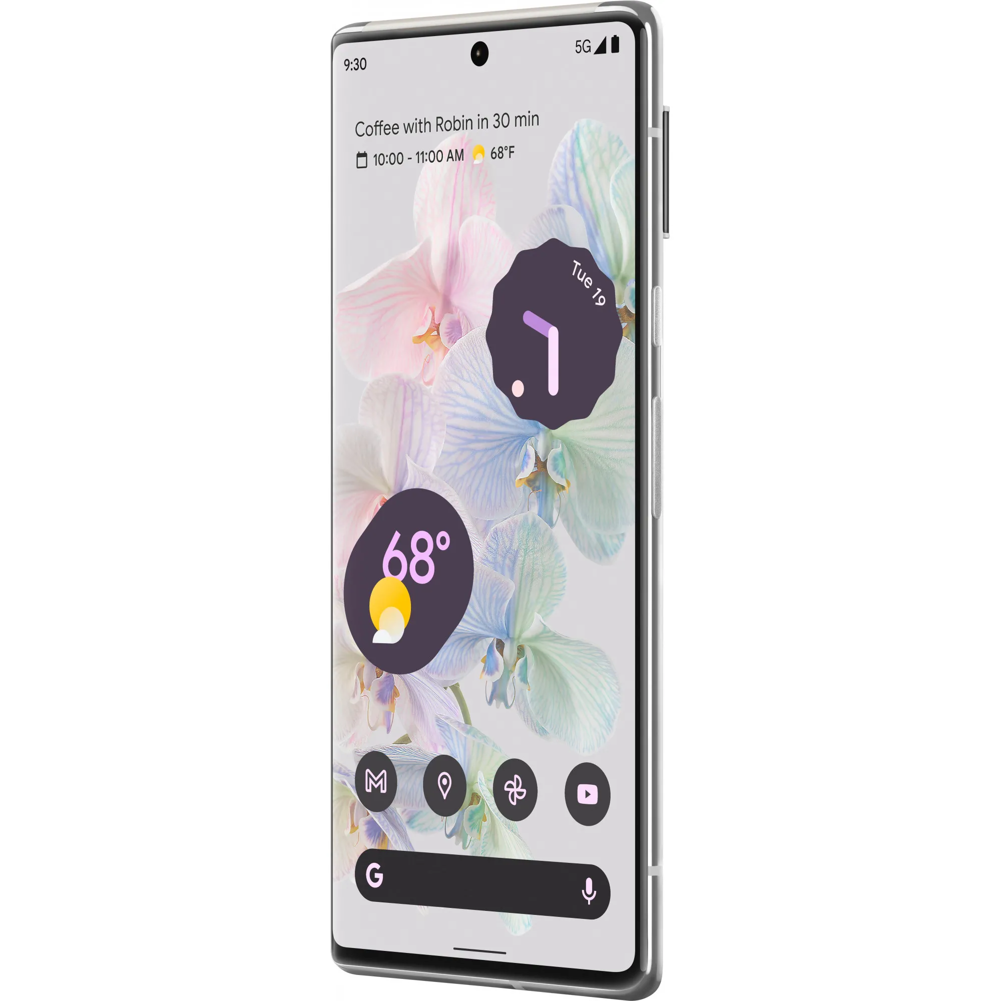 Google Pixel 6 Pro 12/512GB Cloudy White Предвстановлена ​​ОС Android 12