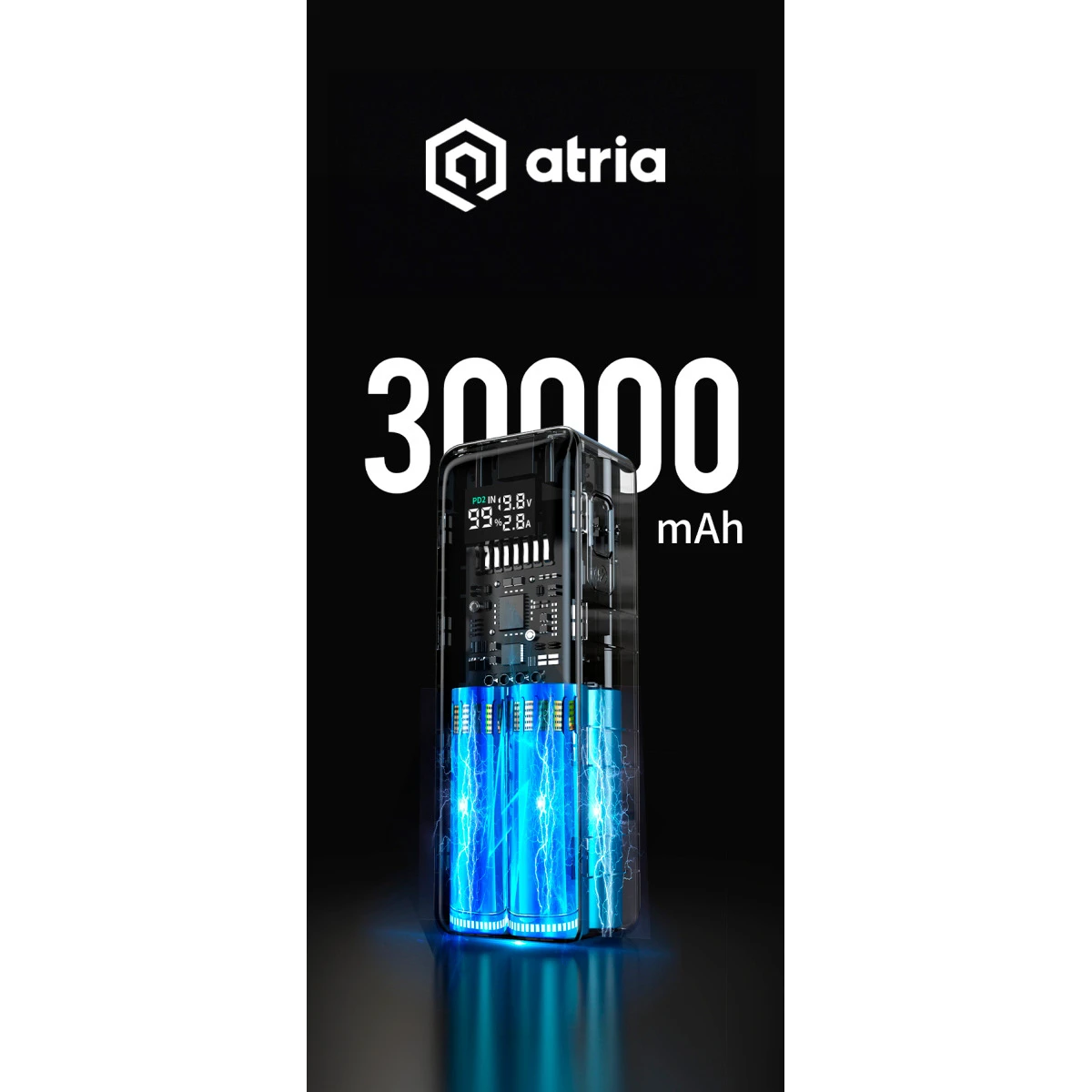 ATRIA WPD-160SB 30000mAh (UA) Макс. выходная мощность 160 Вт