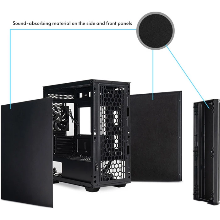 CHIEFTEC Pro Mini AZ-01B-OP Black (UA) Тип корпусу: Mini Tower; Форм-фактор: