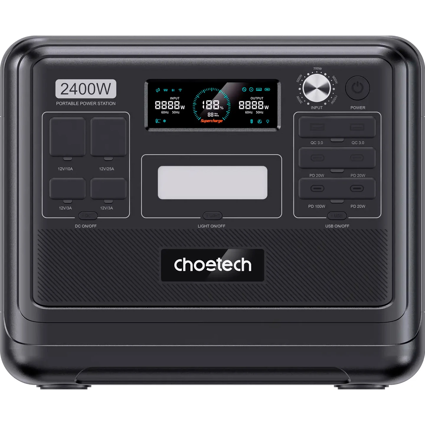 CHOETECH BS008 (BS008-EU) Энергетическая ёмкость: 2048 Вт·ч;