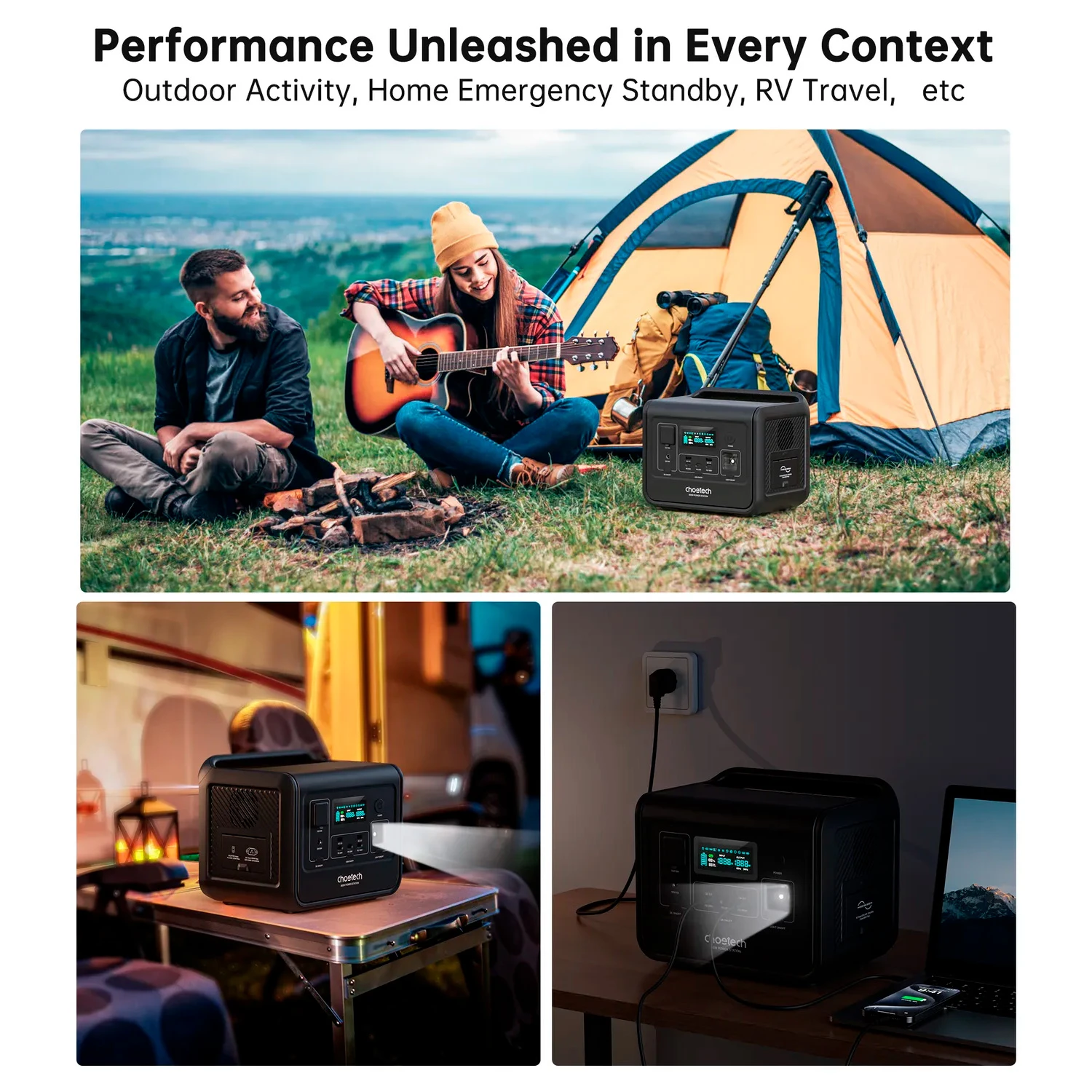 CHOETECH BS060 (BS060-EU-GY) Енергетична ємність: 512 Вт;ч Тип