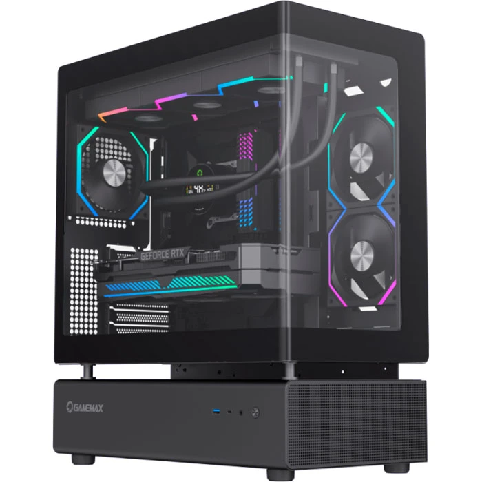 GAMEMAX N80 BK Black (UA) Тип корпуса: Mid Tower; Форм-фактор: