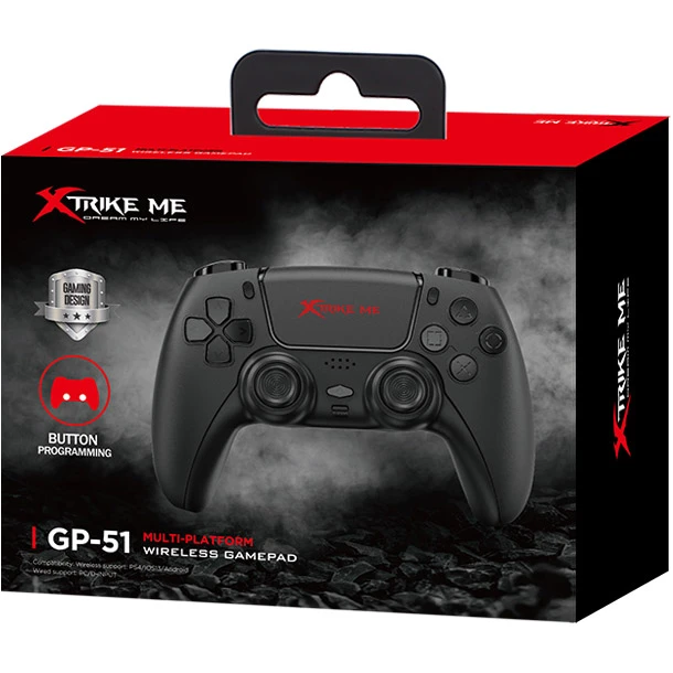Геймпад XTRIKE ME GP-51 (UA) Сумісність: ПК; PS4; мобільні