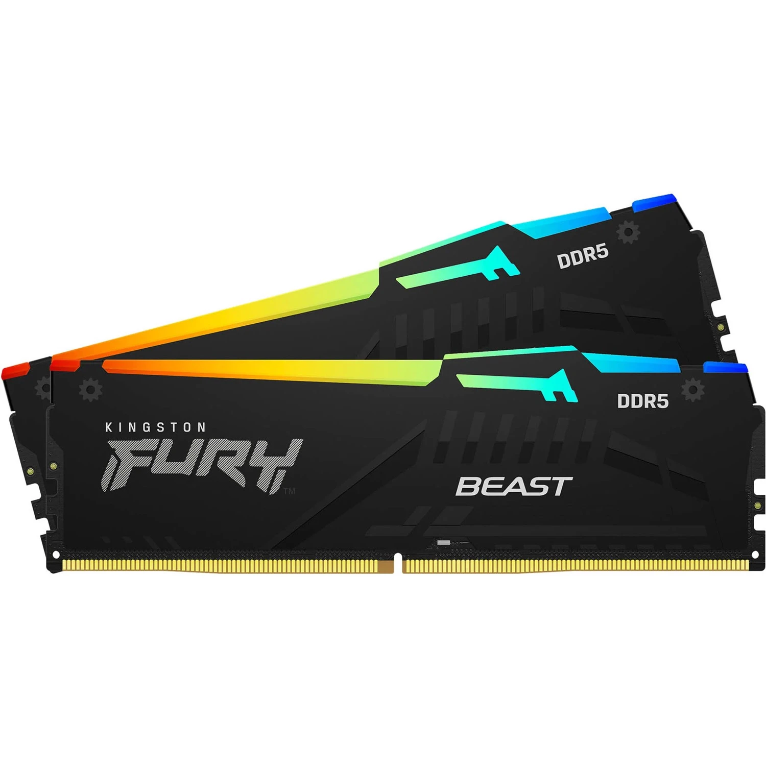 KINGSTON FURY Beast RGB EXPO Black DDR5 6000MHz 32GB Kit 2x16GB (KF560C36BBE2AK2-32) Количество модулей в комплекте 2 × 16 ГБ