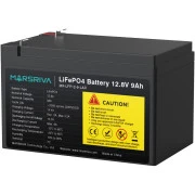 MARSRIVA LiFePO4 Lead Acid Replacement 12.8V 9Ah (12.8В, 9Ач, BMS) (MR-LFP12-9-LAR)