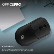 OFFICEPRO M307B Silent Click Wireless Black (UA)