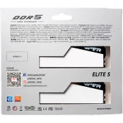 PATRIOT Viper Elite 5 White DDR5 5600MHz 32GB Kit 2x16GB (VEB532G5636KW) (UA)