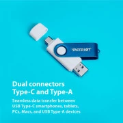 PATRIOT Xporter X550 USB/USB-C3.2 64GB (PS64GX550AAD) (UA)
