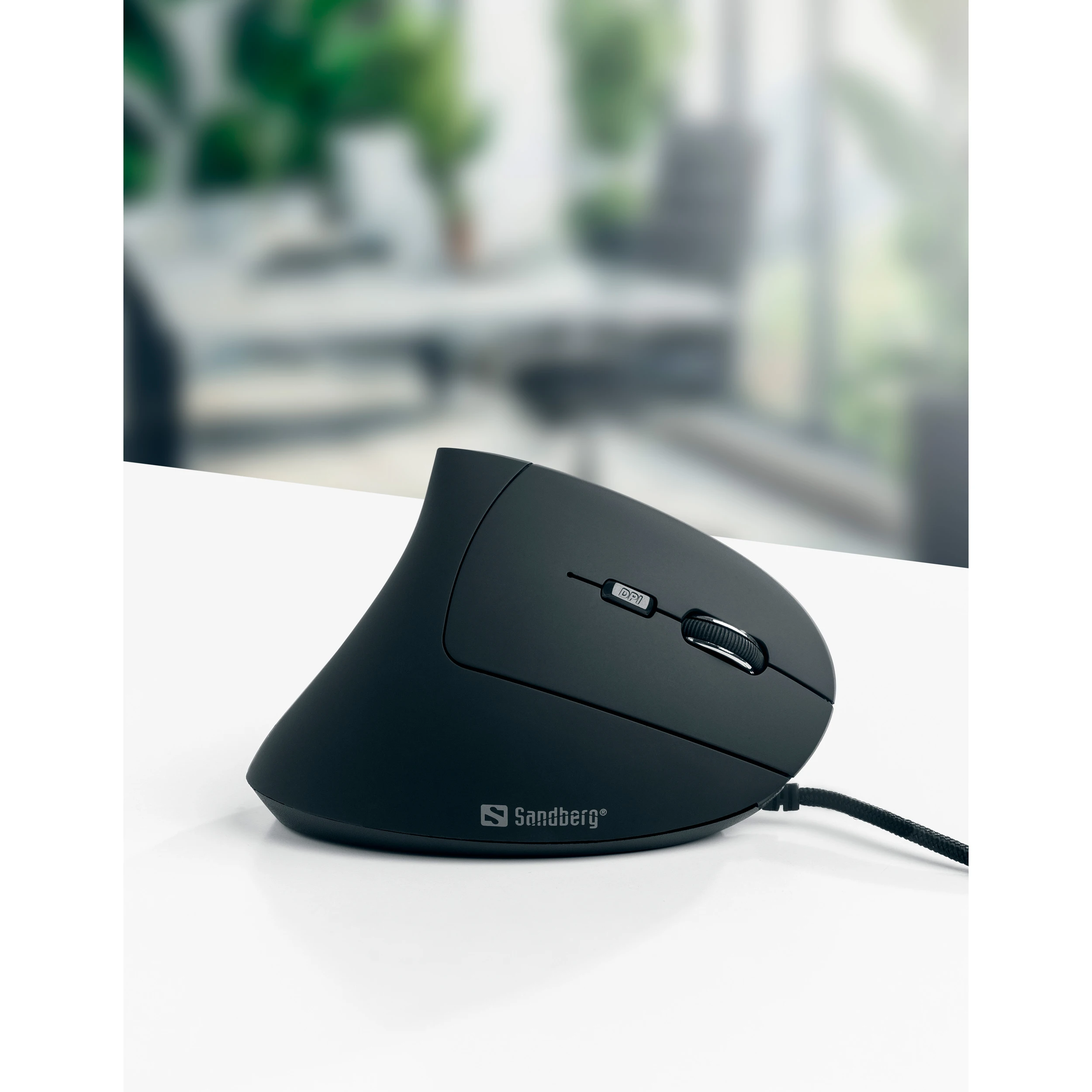 SANDBERG Wired Vertical Mouse (630-14) (UA) Подключение: проводное; Тип