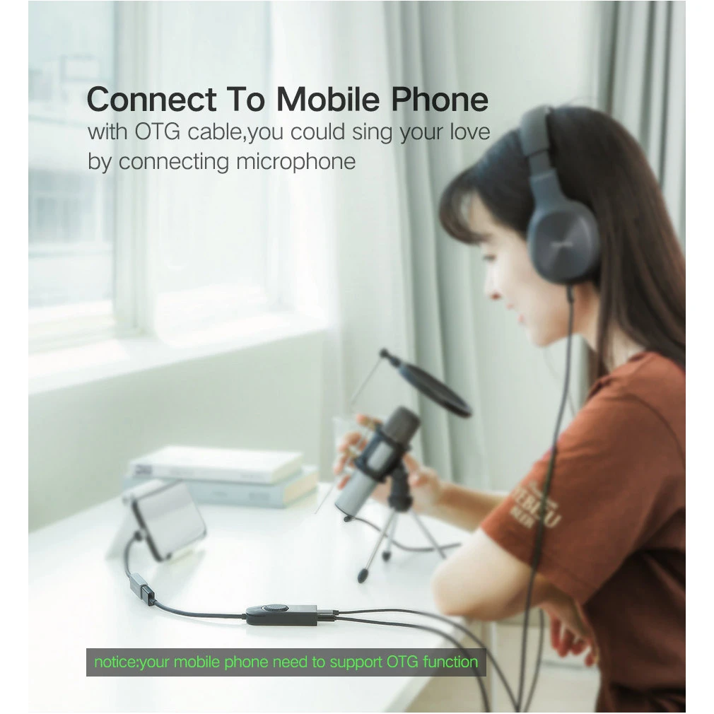 UGREEN CM129 USB External Stereo Sound Adapter Black (40964) Входные порты 1 × mini-jack 3.5 мм