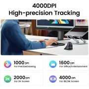 UGREEN MU008 Vertical Ergonomic Black (25444) (UA)