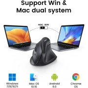 UGREEN MU008 Vertical Ergonomic Black (25444) (UA)