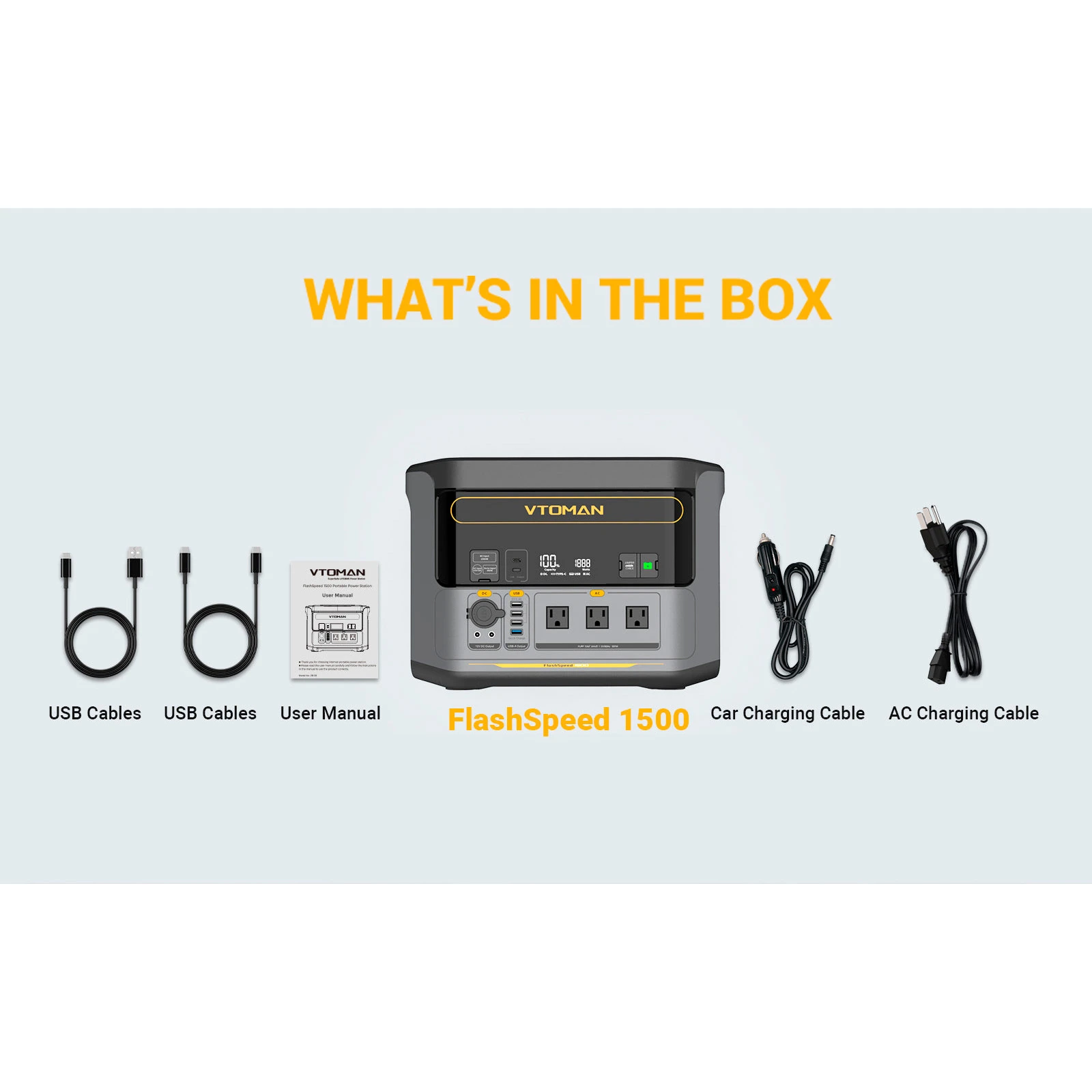 VTOMAN FlashSpeed 1500 (UA) Энергетическая ёмкость: 1548 Вт·ч;