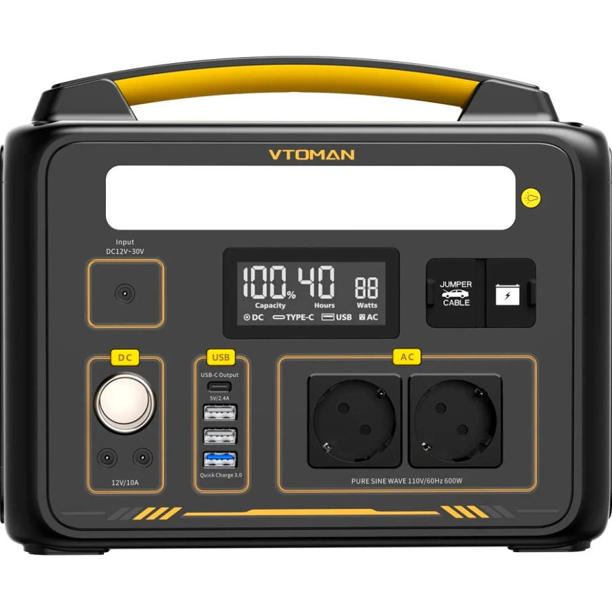 VTOMAN Jump 600X (UA) Енергетична ємність: 299 Вт · год;
