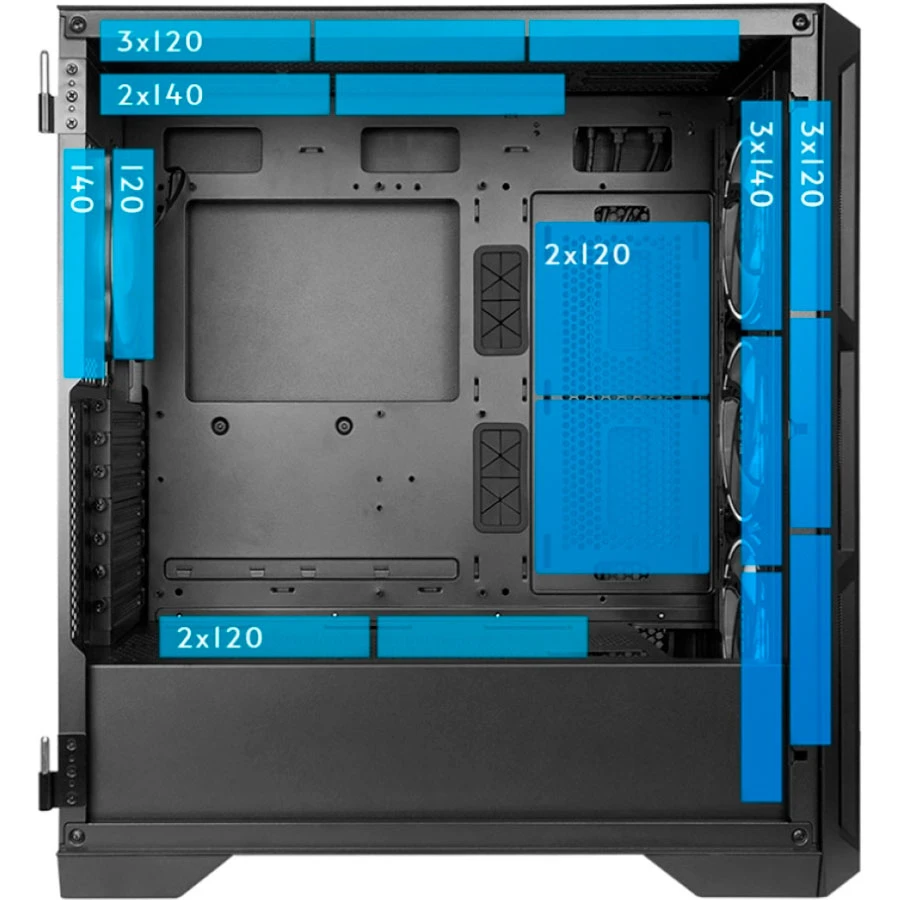 CHIEFTEC Apex Lumo GA-01B-L-OP (UA) Форм-фактор БП ATX