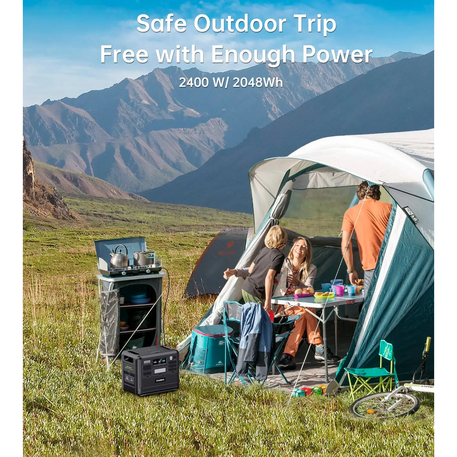 CHOETECH BS008 (BS008-EU) Тип акумулятора  LIFEPO4 