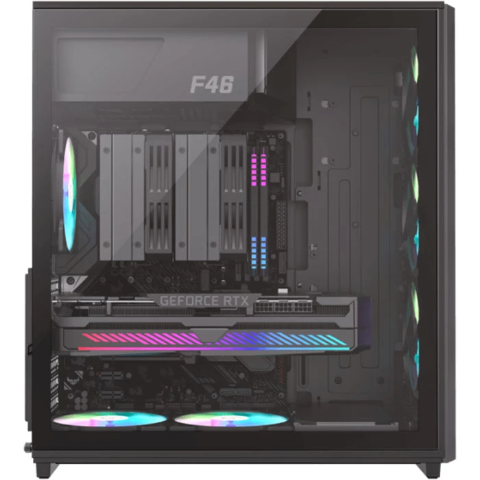 GAMEMAX F46 BK Black (UA) Фор-фактор bp  atx 