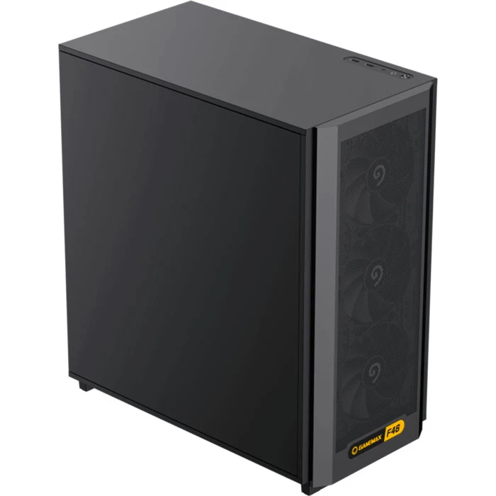 GAMEMAX F46 Dark Black (UA) Розташування bp  вгорі <==> Кількість відсіків 2.5 