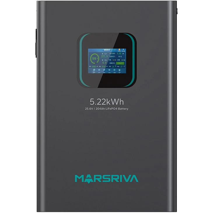 MARSRIVA LiFePO4 BYD LiFePO4 25.6V 200Ah (25.6В, 200Ач, BMS) (MR-LFP24-200-WMD) (UA) Энергетическая ёмкость 5220 Вт·ч