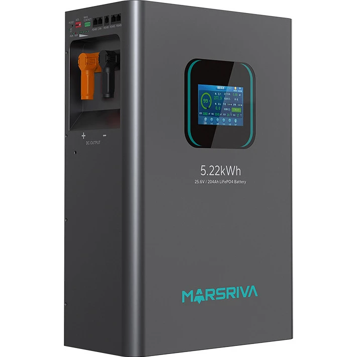 MARSRIVA LiFePO4 BYD LiFePO4 25.6V 200Ah (25.6В, 200Ач, BMS) (MR-LFP24-200-WMD) (UA) Ёмкость 200 А·ч