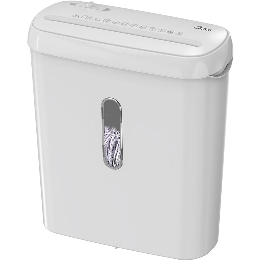 MEDIA-TECH Shredder MT223 (1x6.8) White Одночасне завантаження, до 5 листів