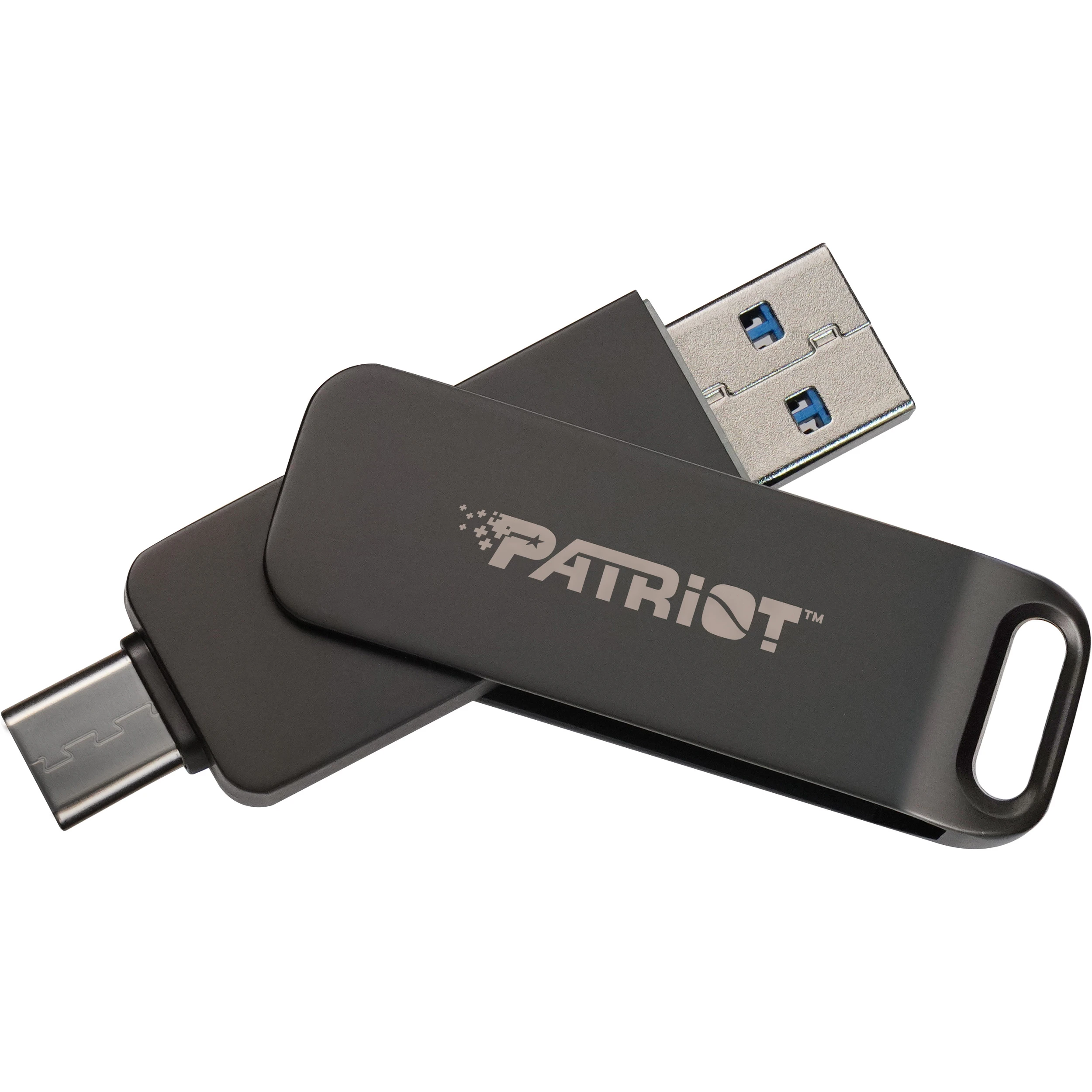 PATRIOT Rage R550 USB/USB-C3.2 128GB Matte Black (PE128GR550DSAD) (UA) Цвет чёрный
