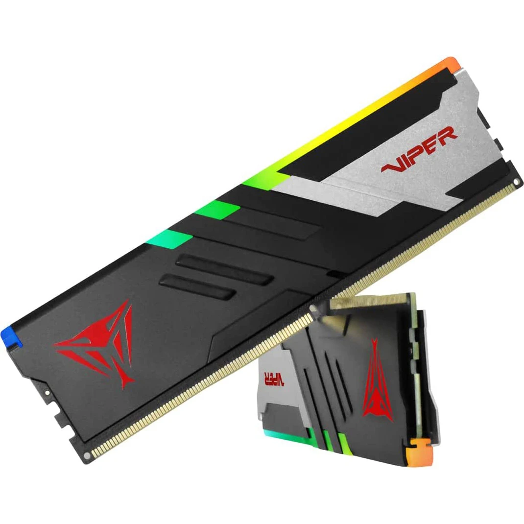 PATRIOT Viper Venom RGB DDR5 6000MHz 64GB Kit 2x32GB (PVVR564G600C36K) (UA) Форм-фактор та тип пам'яті: DIMM DDR5;