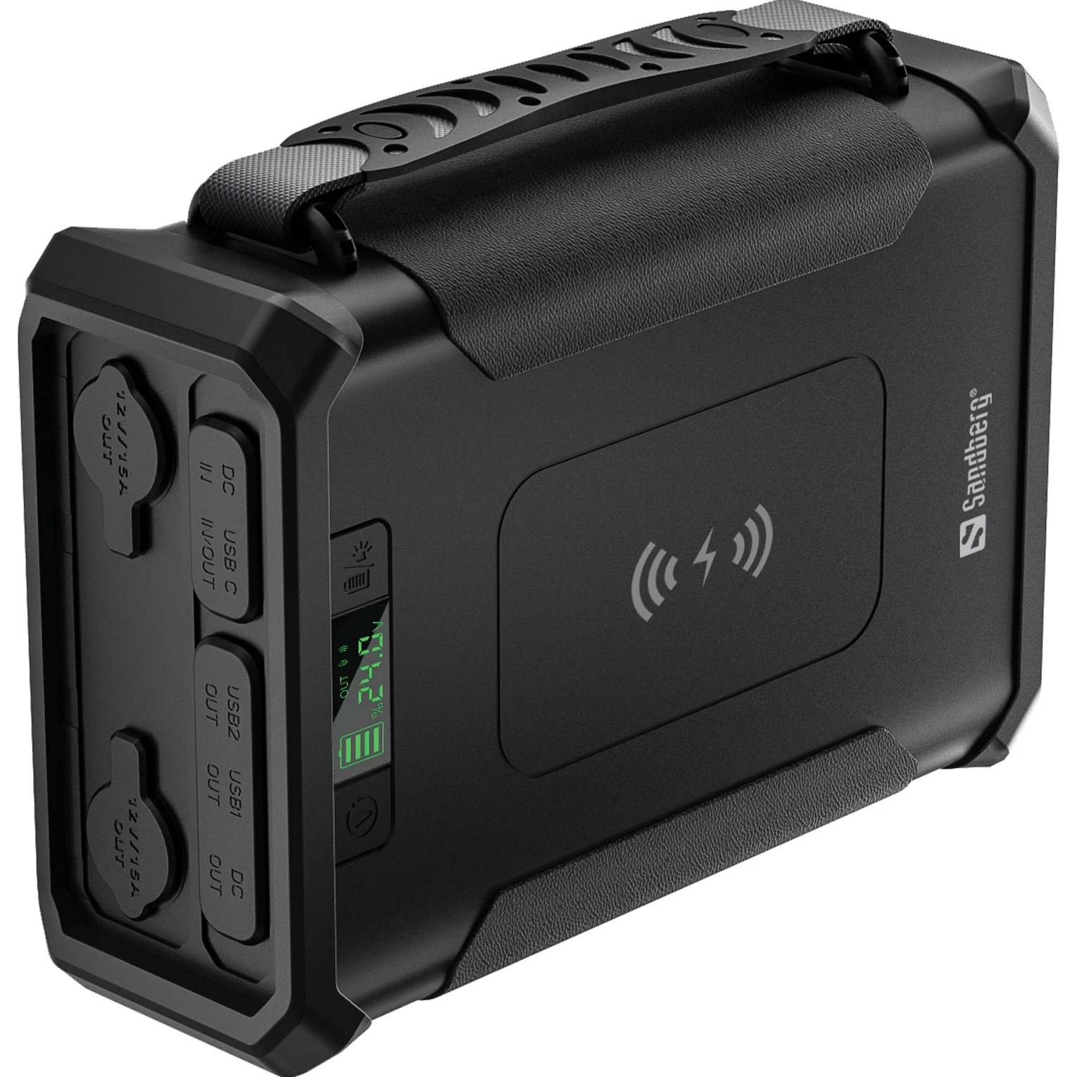 SANDBERG Survivor Powerbank 8-in1 96000mAh (420-78) (UA) Выходные порты 1 × USB-C;2 × USB-A;1 × DC;2 × DC Car Charger