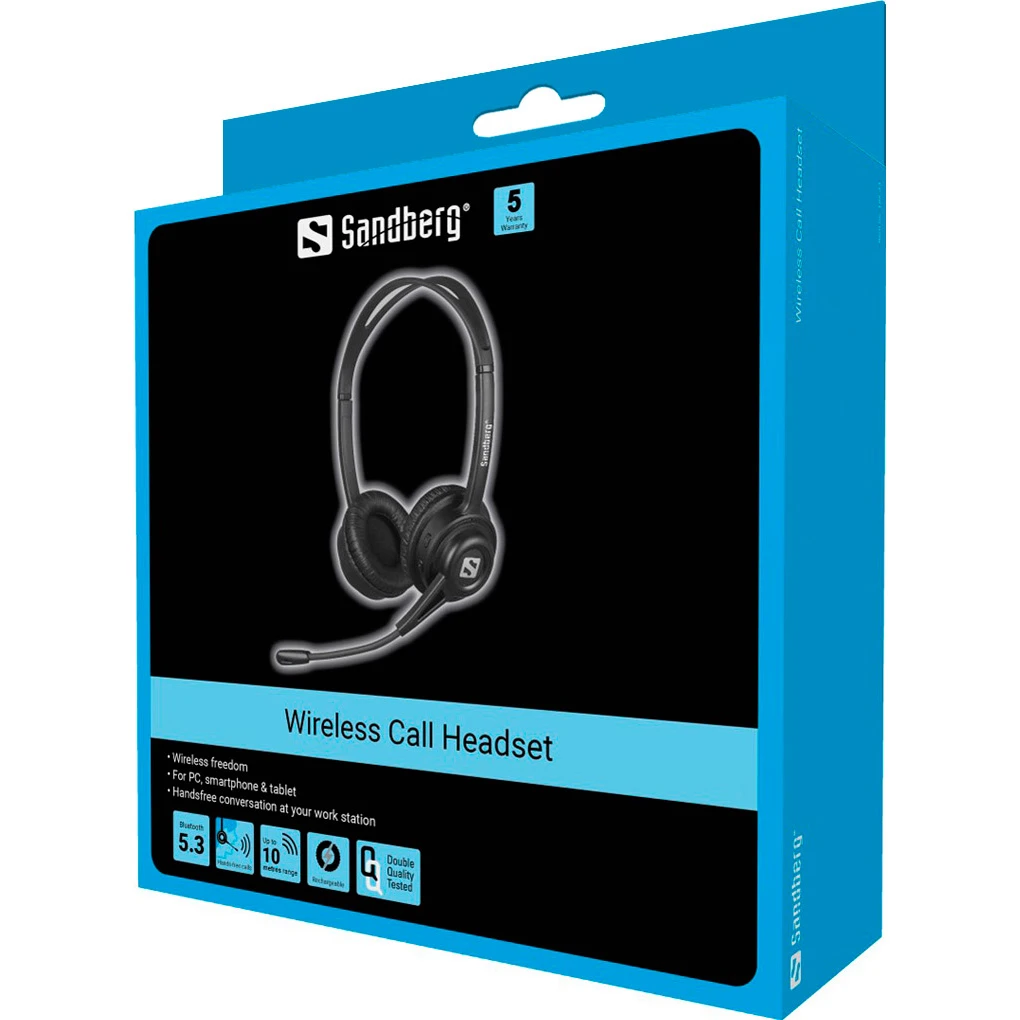 SANDBERG Wireless Call Headset (126-43) (UA) Подключение: беспроводное;