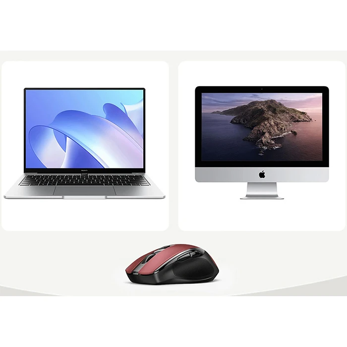 UGREEN MU006 Ergonomic Wireless Red (25752) (UA) Возможность изменения/переключения разрешений есть (800/1200/1600/2000/4000 dpi)