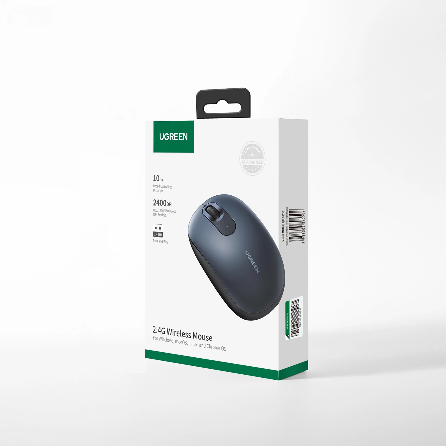 UGREEN MU105 Portable Blue (90671) (UA) Підключення: бездротове; Тип