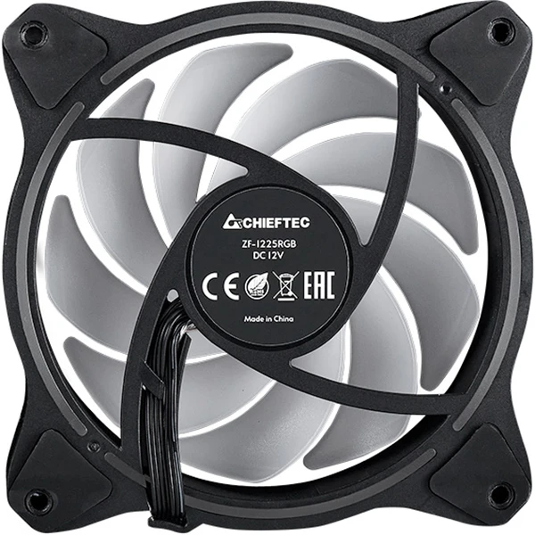Вентилятор CHIEFTEC ZF-1225RGB (UA) Розміри: 120 × 120 × 25 мм;Швидкість