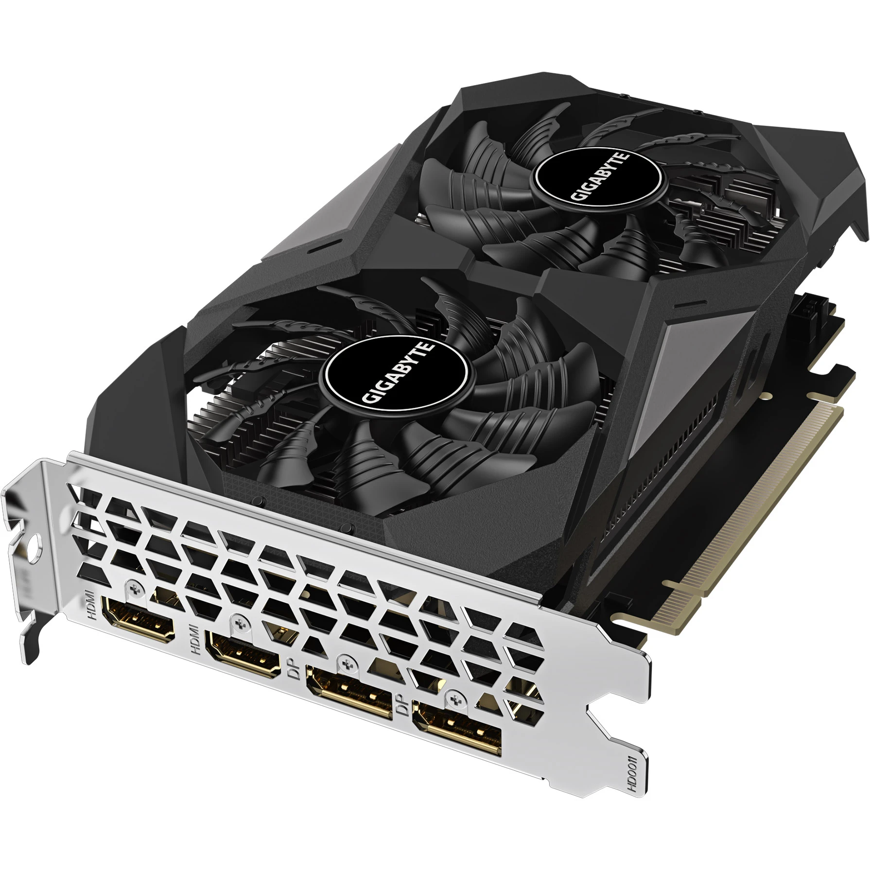 Видеокарта GIGABYTE GeForce RTX 3050 WindForce OC V2 6G (GV-N3050WF2OCV2-6GD) (UA) Объём памяти 6 ГБ