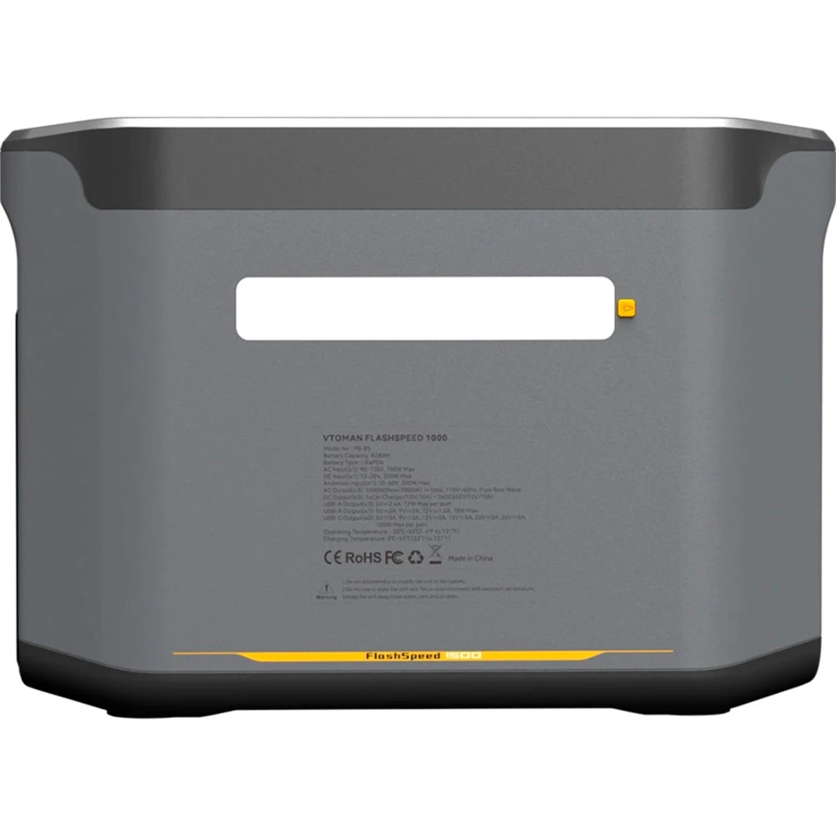 VTOMAN FlashSpeed 1000 (UA) Приблизительный ресурс аккумуляторов, ≥80% 3000 циклов