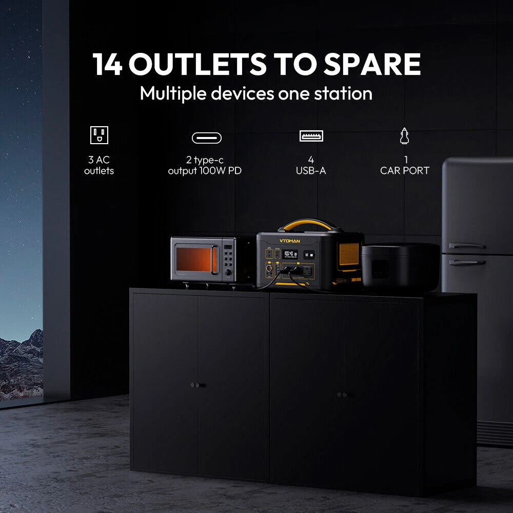 VTOMAN Jump 1500X (UA) Номінальна вихідна потужність, AC  1500 Вт