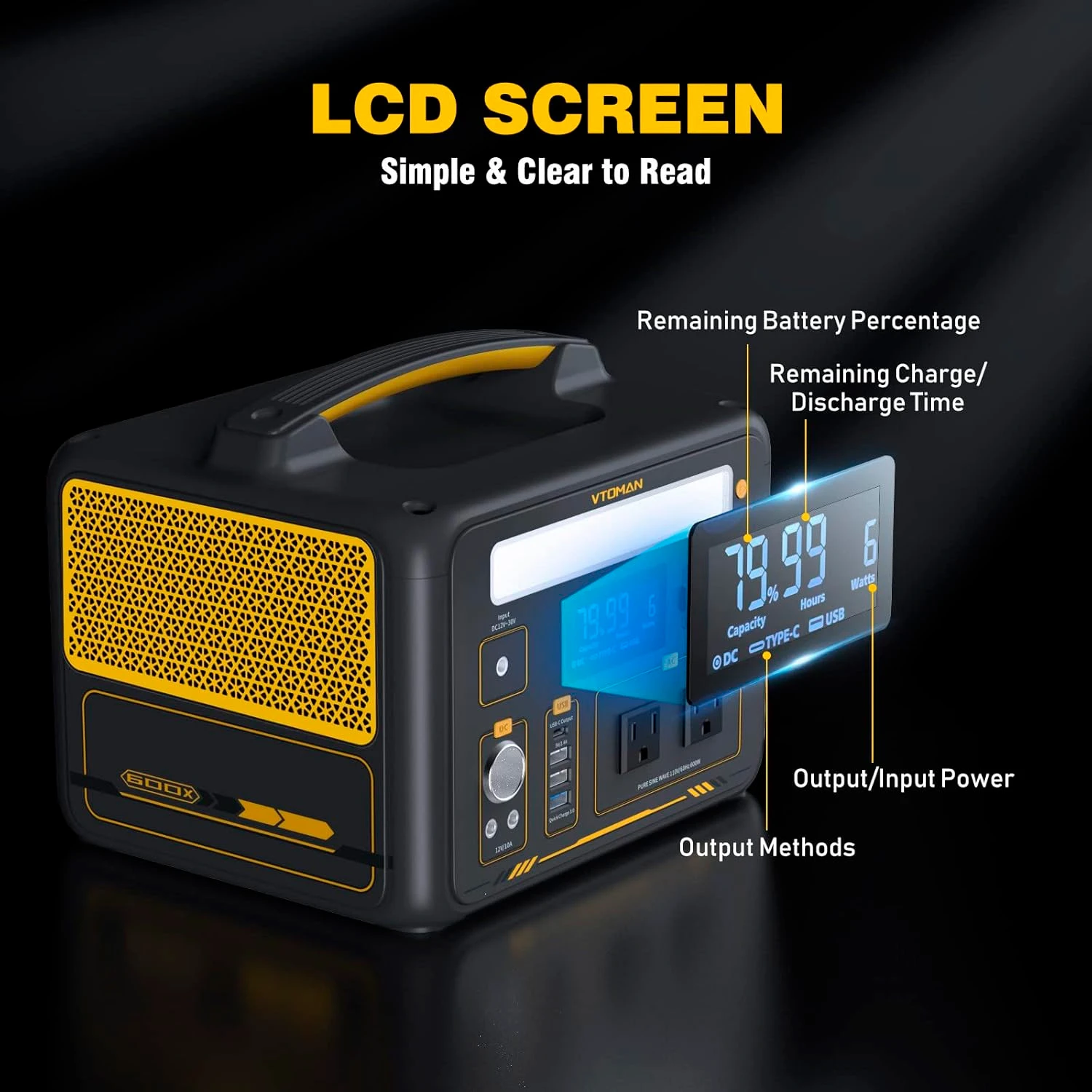 VTOMAN Jump 600X (UA) Энергетическая ёмкость: 299 Вт·ч;